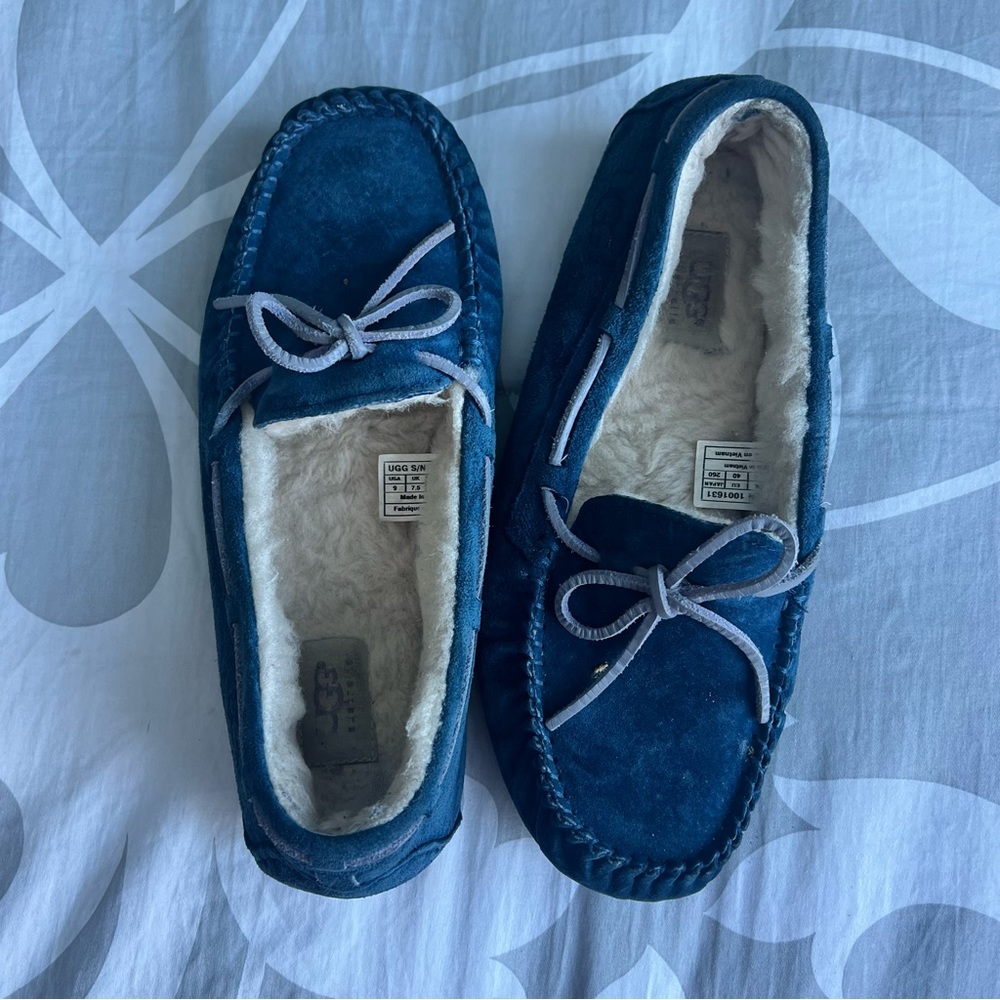 Blue Ugg Moccasins
